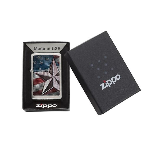 Doosje met de Retro Star van Zippo
