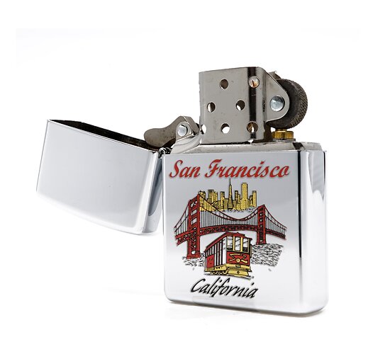Zippo 2005 san francisco california