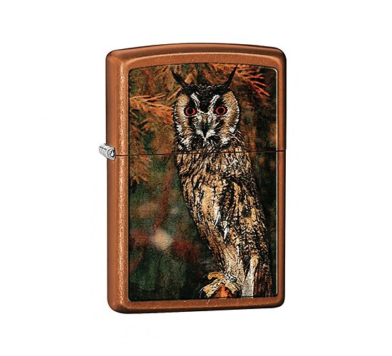 Zippo aansteker owl roosting