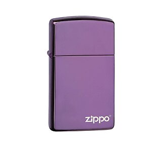 Zippo Abyss met logo (slim)