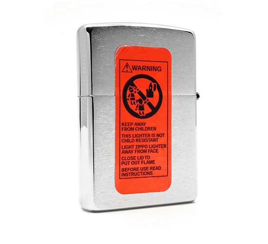 Zippo american and eagle backside