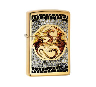 Zippo Anne Stokes™ Golden dragon