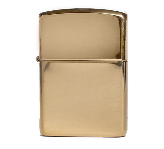 Armor zippo high polished brass finish