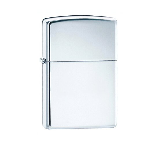 Zippo Armor aansteker met gepolijste high polish chrome afwerking en robuuste behuizing
