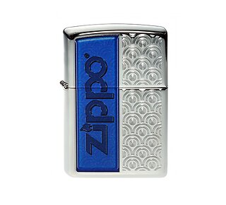Zippo Art Deco (bleu)