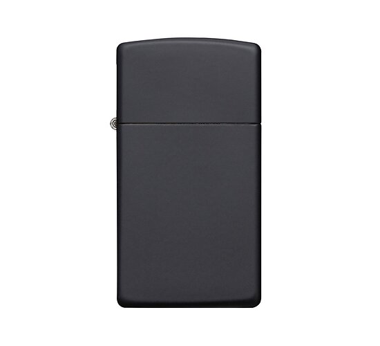 Zippo black slim