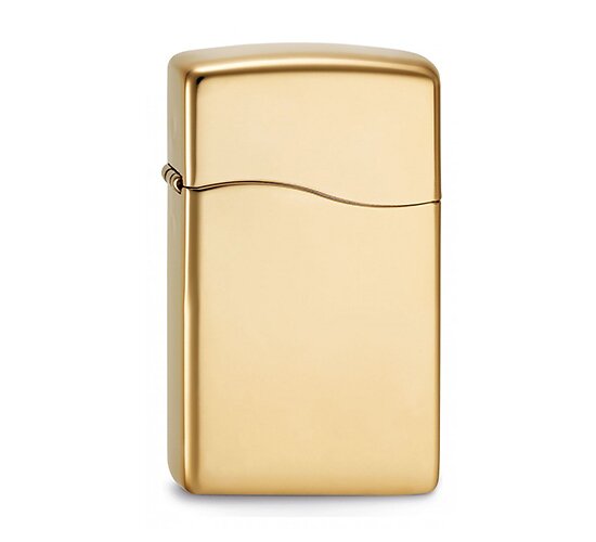 Zippo blu2 high polished brass