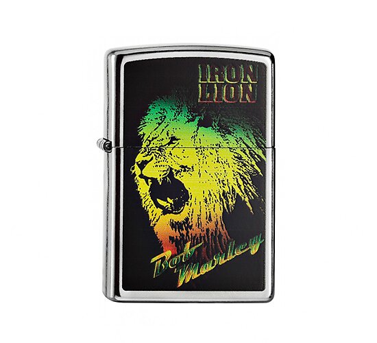 Zippo bob marley iron lion