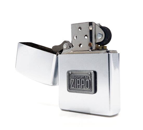 Zippo bradford pa kenteken plaat