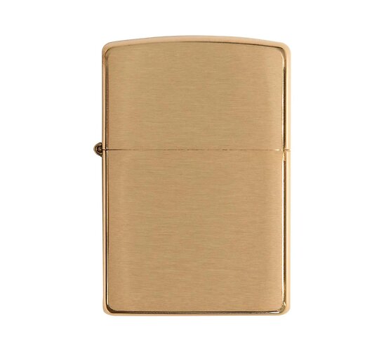 Zippo brushed brass classic