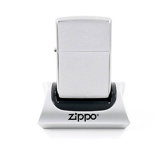 Zippo brushed chrome