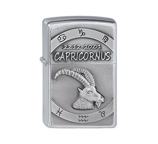 Zippo Capricornus emblem (Zodiac)