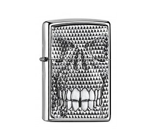 Zippo Carbon skull