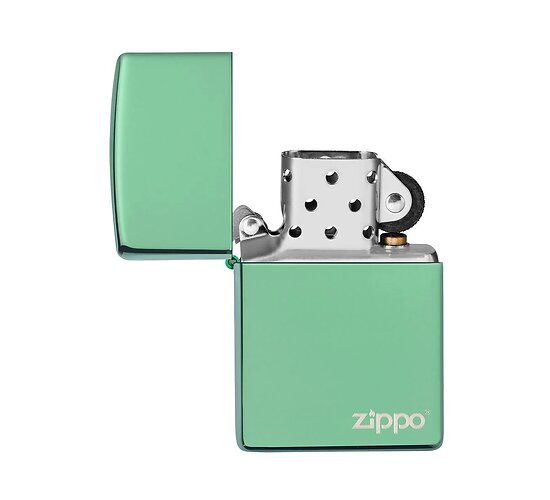 Zippo chameleon with logo