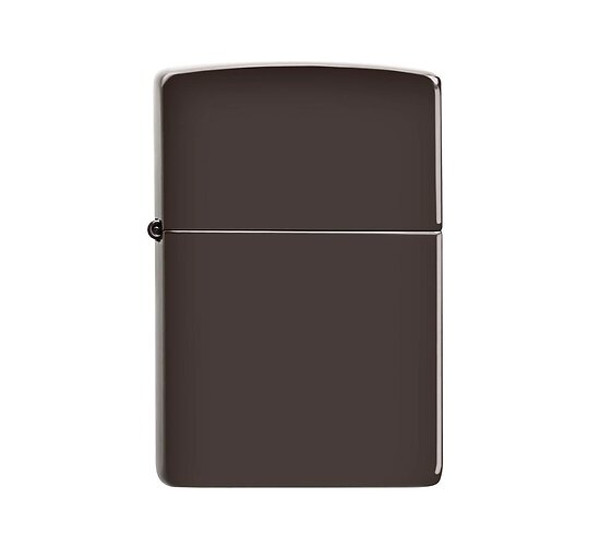 Zippo classic brown flat