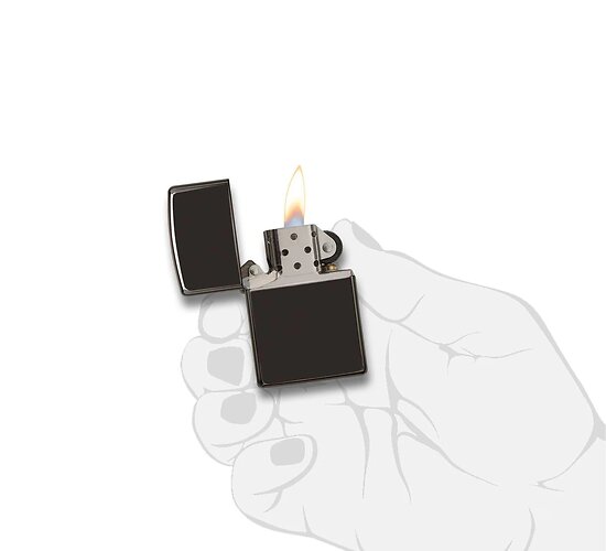 Zippo classic high polish black