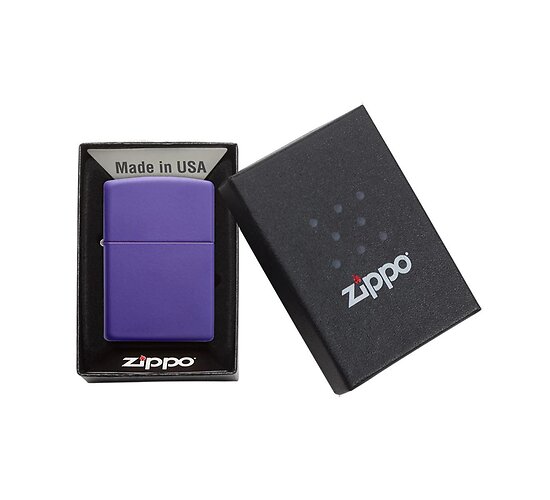 Zippo classic purple