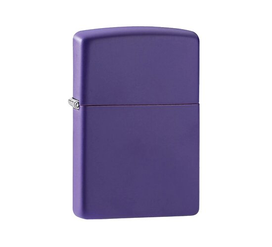 Zippo aansteker Purple matte met diepe paarse kleur en matte afwerking