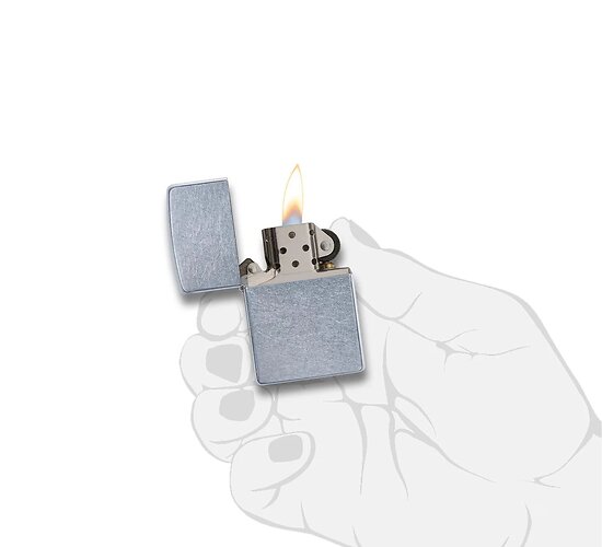 Zippo classic street chrome
