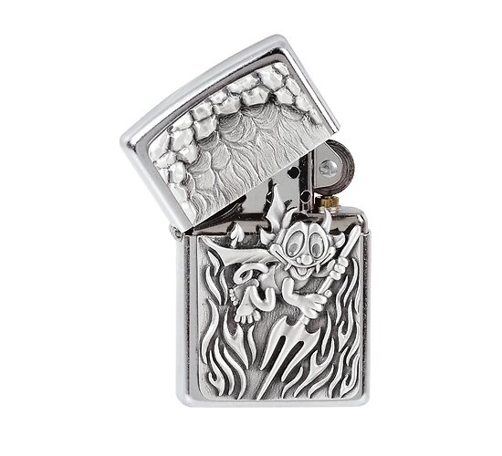 Zippo devil emblem