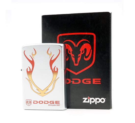 Zippo flames 2007 can box