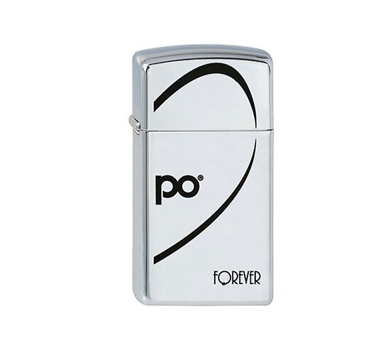 Zippo Slim met de tekst forever