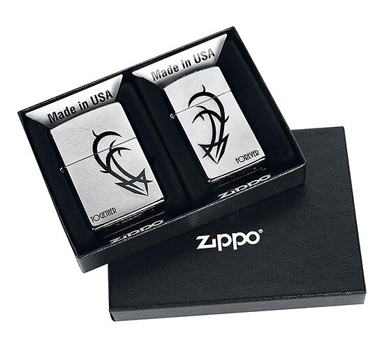 Doosje met de Forever together tribal van Zippo