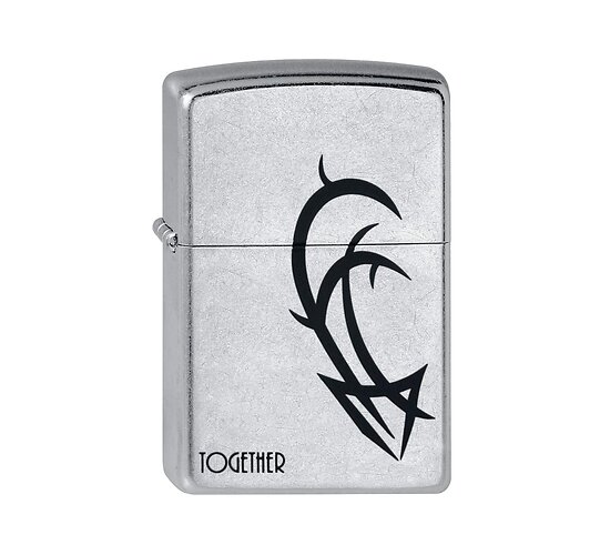 Regular Zippo met together (set van 2)