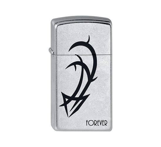 Slim Zippo met forever (set van 2)