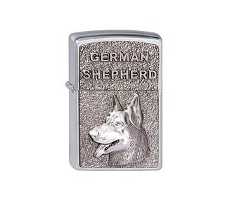 Zippo German Shepherd emblem