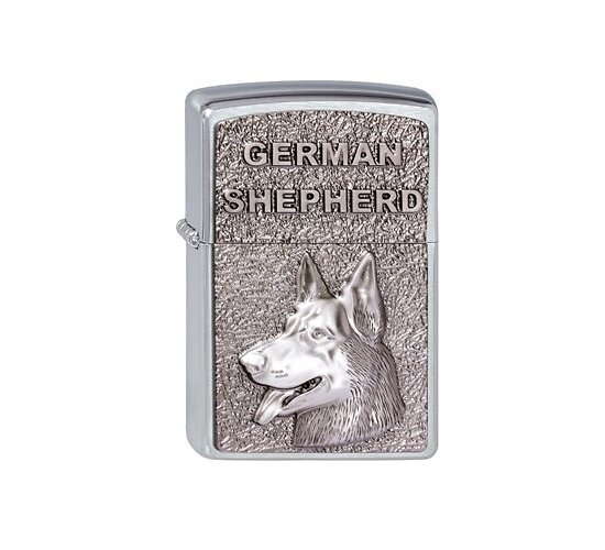 Zippo german shepherd emblem