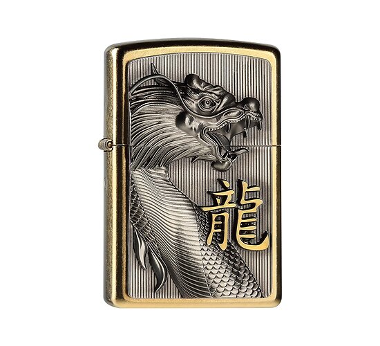 Zippo golden dragon