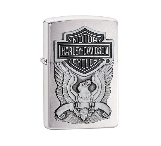 Zippo harley davidson eagle emblem