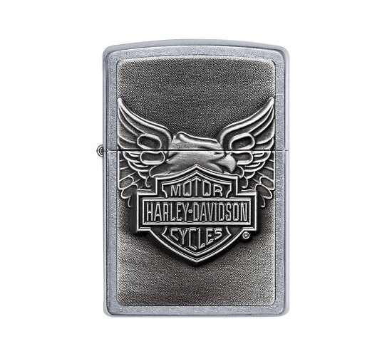 Zippo aansteker Harley Davidson iron eagle chrome