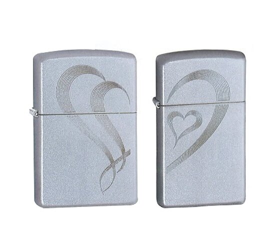 Zippo heart combi