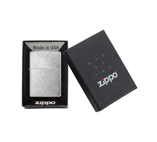 Doosje met de herringbone sweep van Zippo