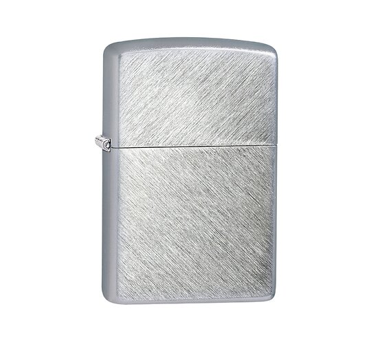 Zippo herringbone sweep chrome