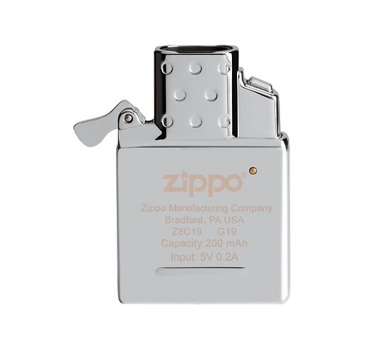 Zippo insert double beam arc