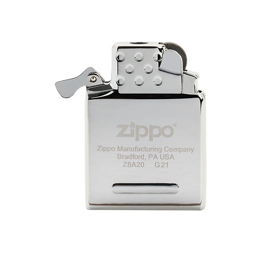 Zippo insert yellow flame butane