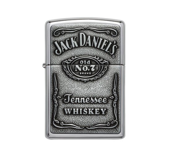 Jack Daniel's Brand Tennessee Whiskey Zippo chrome
