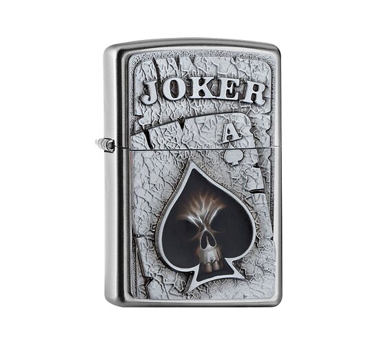 Zippo joker skull ace