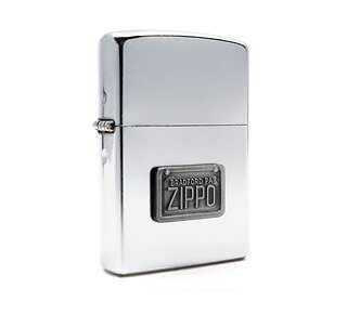 Zippo Licence plate