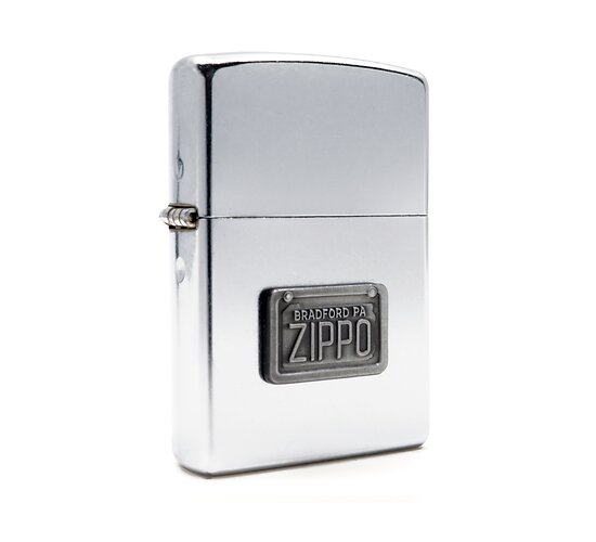 Zippo licence plate