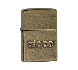 Zippo Logo stamp (antique brass)