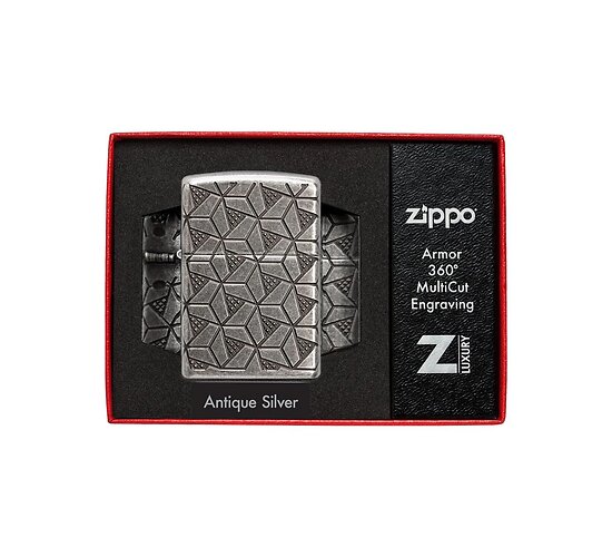 Zippo luxury geometric pattern design giftbox
