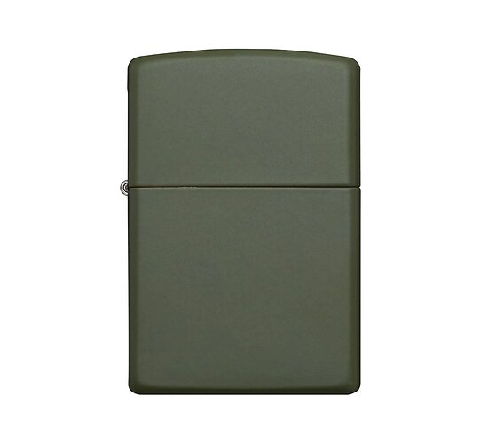 Zippo matte green