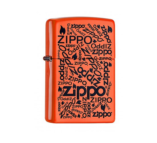 Zippo neon orange