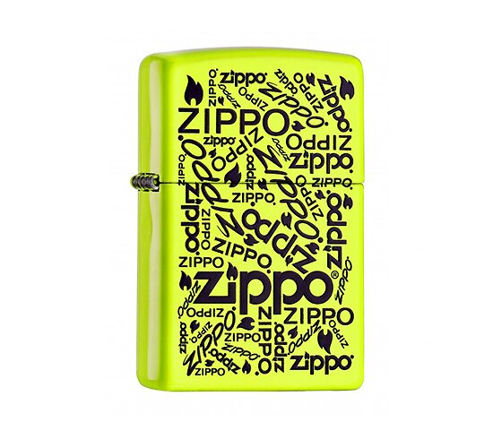 Zippo neon yellow