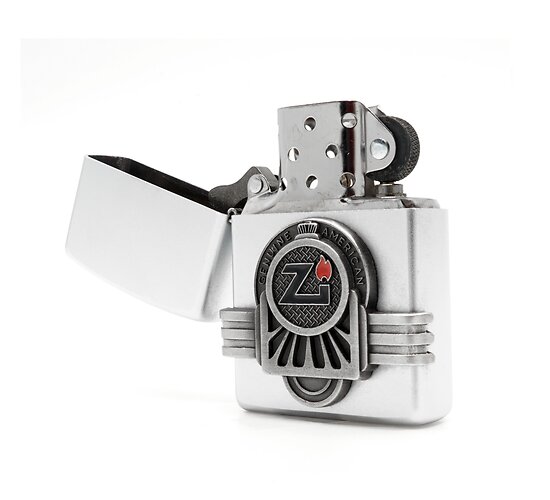 Zippo open binnenkant american embleem