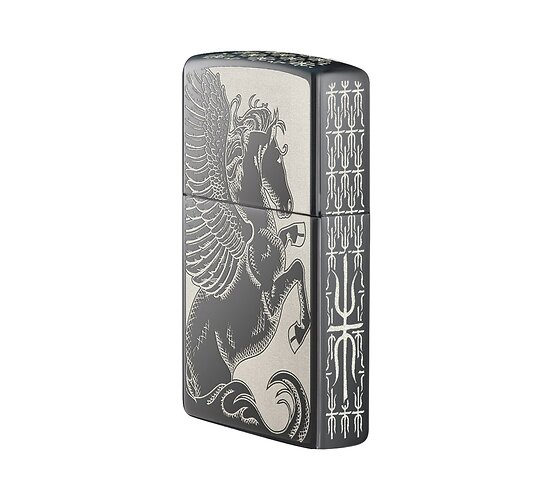 Griekse mythologie Zippo met Pegasus